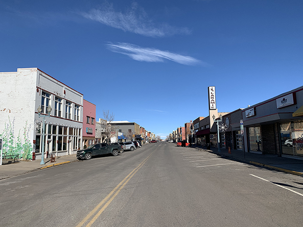 Street View of downtown Laramie
