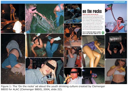 ‘On the rocks’ ad