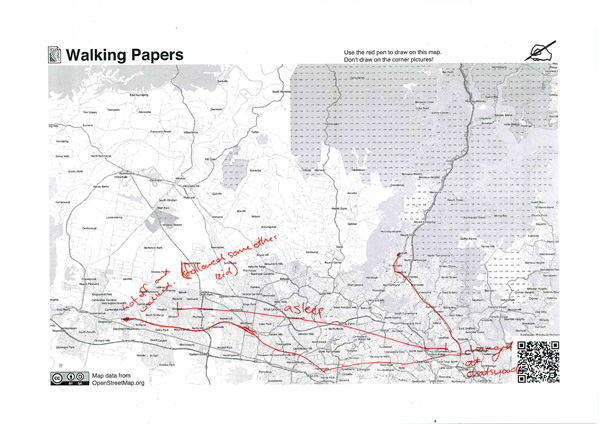 Route known and unknown