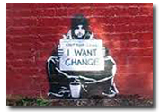 Egyptian protester advocating social media - unable to locate attribution