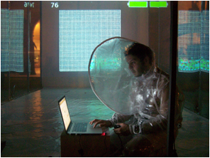Ahmed Basiony, Thirty Days of Running in Place, Installation Documentation, 2010.