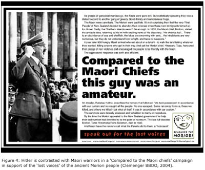 ‘Compared to the Maori chiefs’ campaign